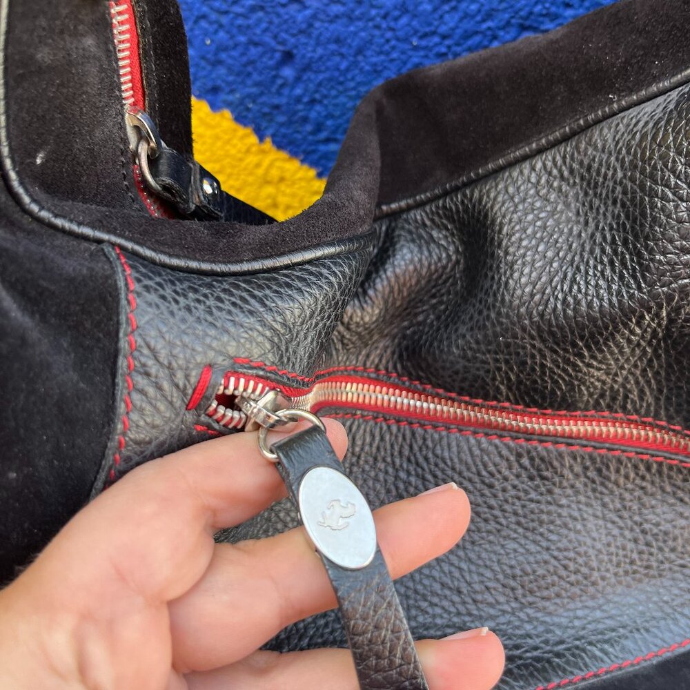 Tod's Micky Ferarri Handbag Leather Suede - Picture 5 of 12